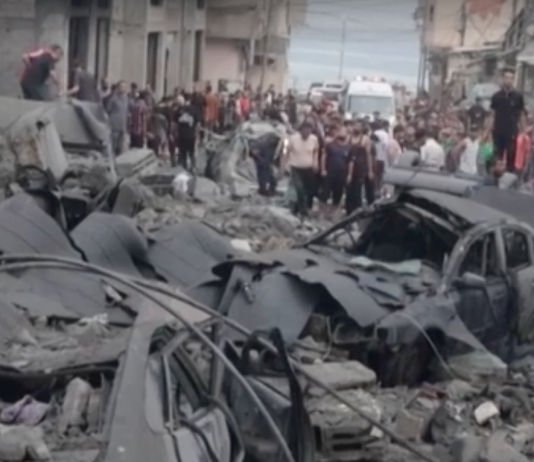 Israel Hamas Gaza War Rubble